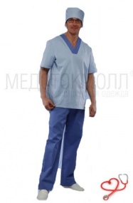 Мужские медицинские брюки /модель-ALBM1002/